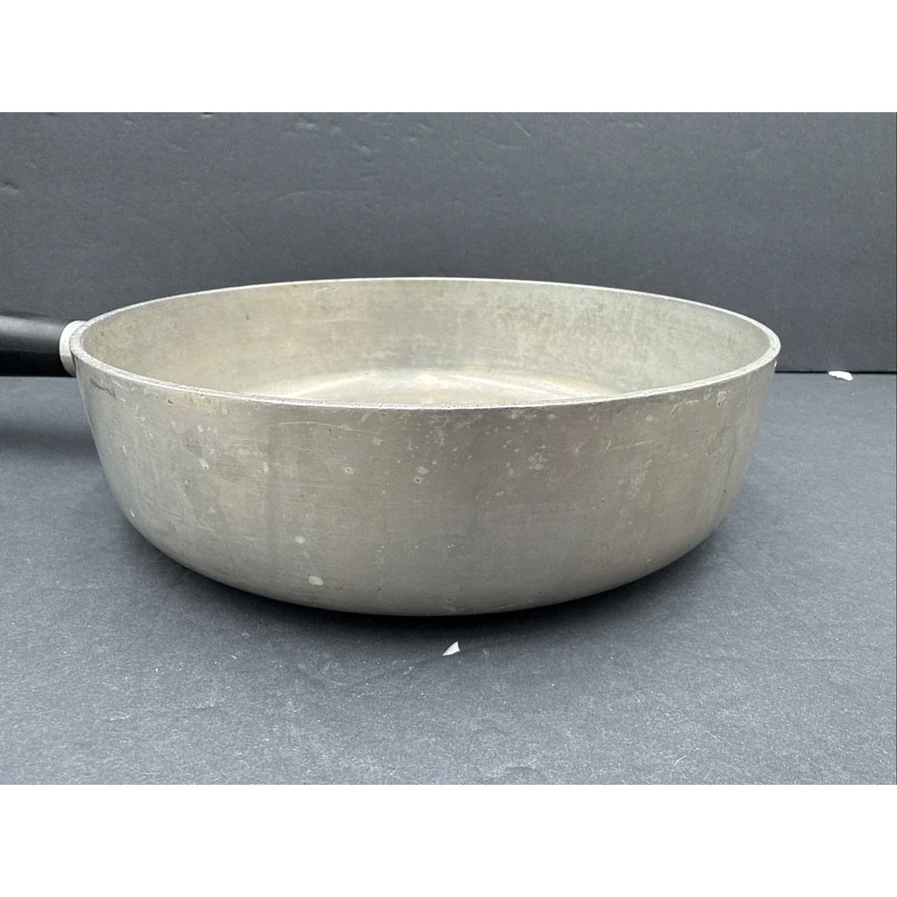 Vtg 70s Sears Aluminum Saute Pan 9
